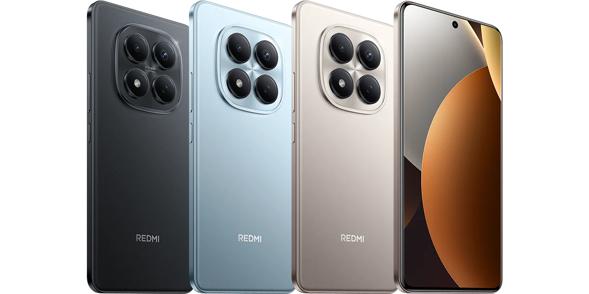 Redmi Note 15 Pro 4G, vista frontal y trasera en colores oficiales